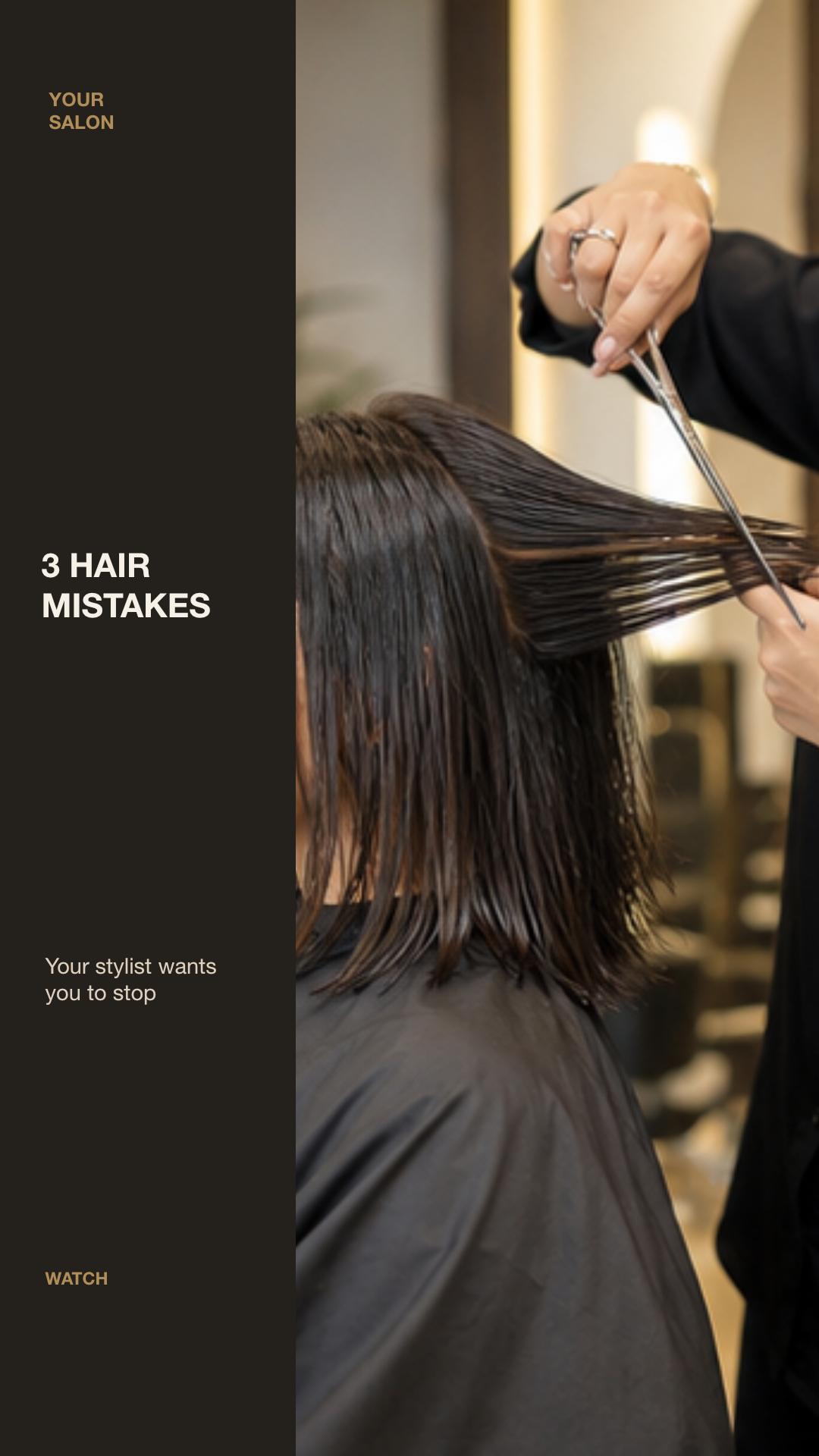 Three hair mistakes Reel-cover template