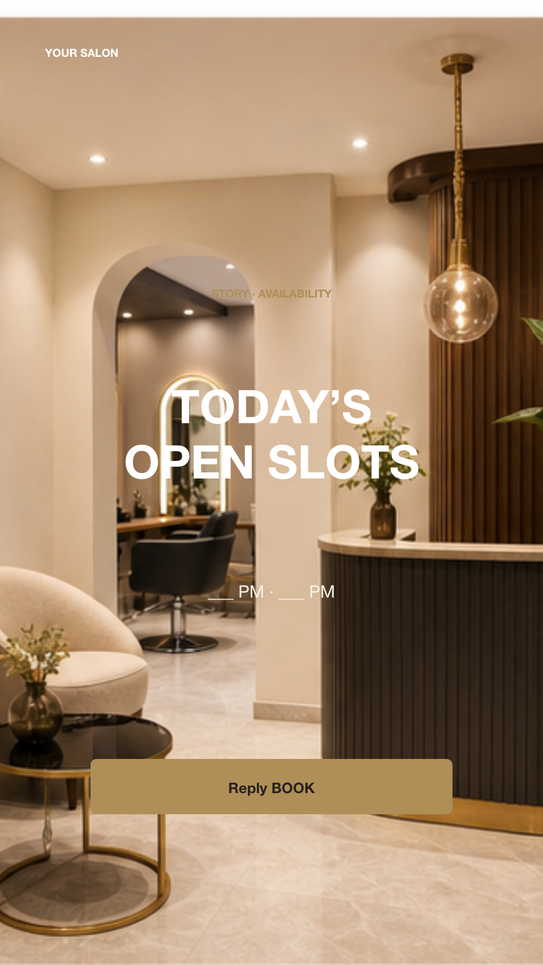 Today’s open slots Story template